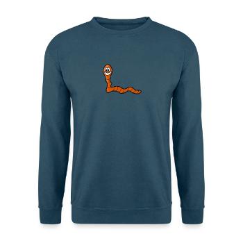 Regenwurm - Unisex Pullover - Indigoblau - Vorne