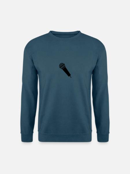 Mikrofon - Unisex Pullover - Indigoblau