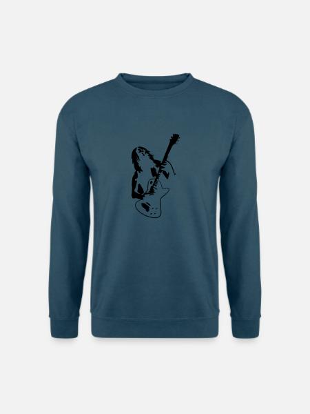 Hard Rock Musik Tribal - Unisex Pullover - Indigoblau