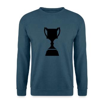 Pokal - Unisex Pullover - Indigoblau - Vorne
