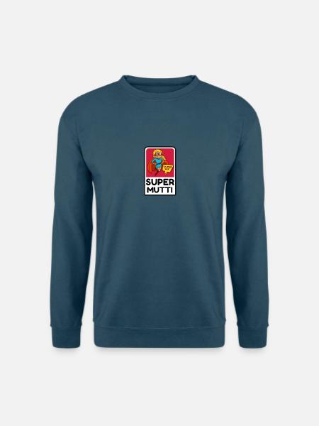 Die Super Mutti - Unisex Pullover - Indigoblau