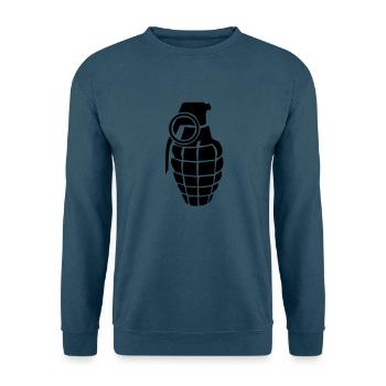 Granat Granate Granada granata 811 - Unisex Pullover - Indigoblau - Vorne