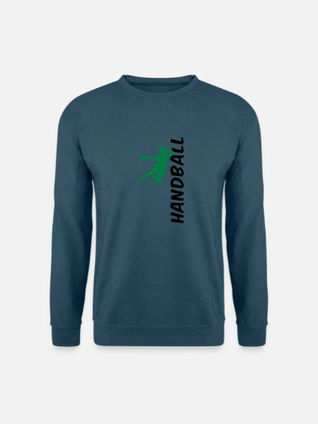 Handball - seitlich - Unisex Pullover - Indigoblau