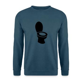 Toilette - Unisex Pullover - Indigoblau - Vorne