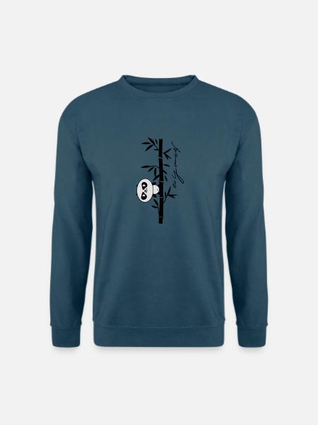 Sei du selbst- Panda - Unisex Pullover - Indigoblau