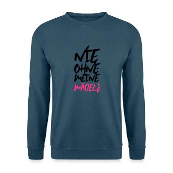 maedels nie ohne meine - Unisex Pullover - Indigoblau - Vorne