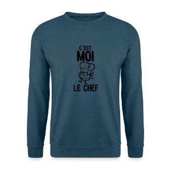 das ist mir Hauben-Koch cooked - Unisex Pullover - Indigoblau - Vorne