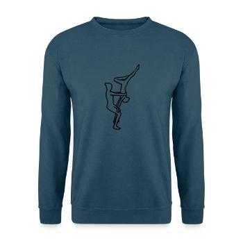 Akrobatik - Unisex Pullover - Indigoblau - Vorne