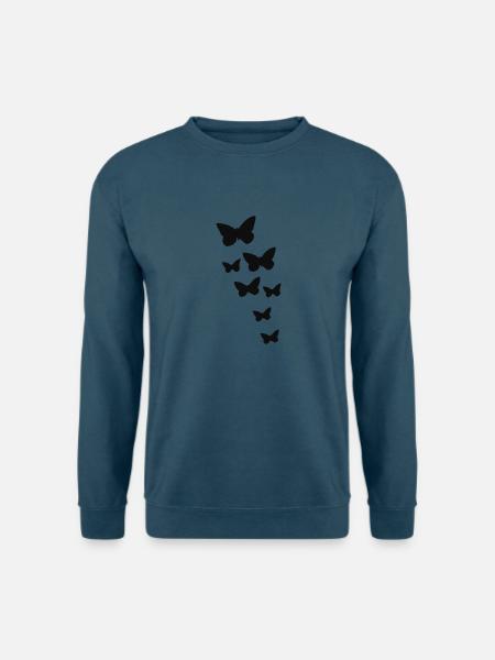schmetterlinge - Unisex Pullover - Indigoblau