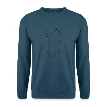 Sardinien - Unisex Pullover - Indigoblau - Vorne