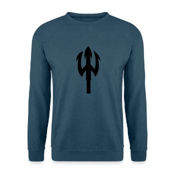 dreizack - Unisex Pullover - Indigoblau - Vorne