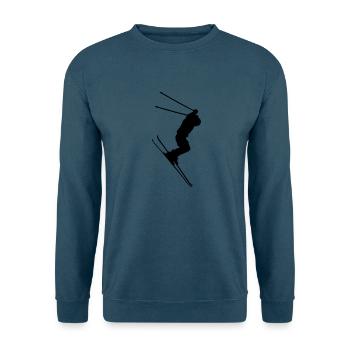 Alpine Ski - Unisex Pullover - Indigoblau - Vorne