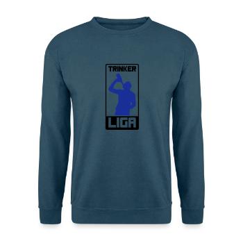 trinker liga - Unisex Pullover - Indigoblau - Vorne