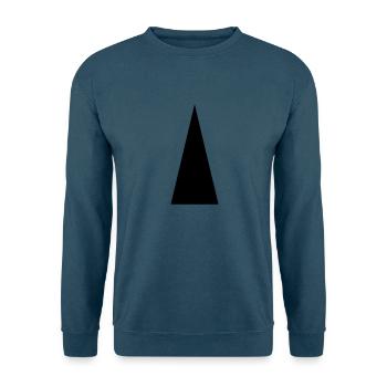 Spitze - Unisex Pullover - Indigoblau - Vorne