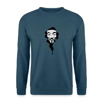 GUY FAWKES - Unisex Pullover - Indigoblau - Vorne