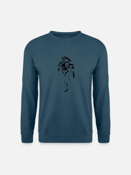 Muay-Thai-Tj5 - Unisex Pullover - Indigoblau