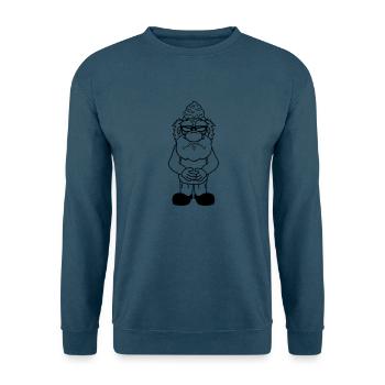 scheisse kacke sauer boese veraergert kot haufen h - Unisex Pullover - Indigoblau - Vorne