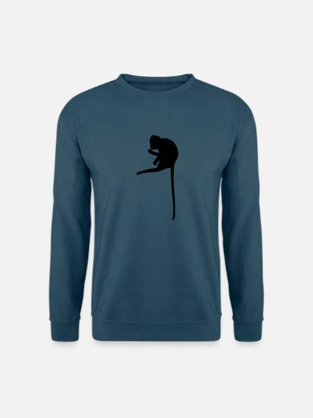 Affe - Unisex Pullover - Indigoblau