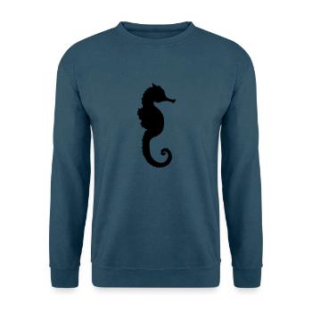 seepferd - Unisex Pullover - Indigoblau - Vorne