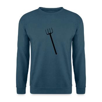 Mistgabel - Unisex Pullover - Indigoblau - Vorne