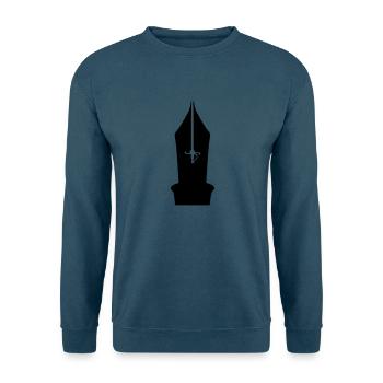 Schriftsteller Feder - Unisex Pullover - Indigoblau - Vorne