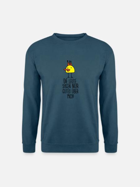 Die gute Ente (Spruch) - Unisex Pullover - Indigoblau
