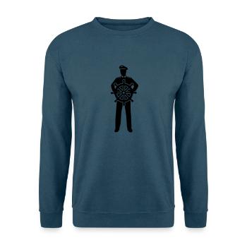 Kapitän - Unisex Pullover - Indigoblau - Vorne