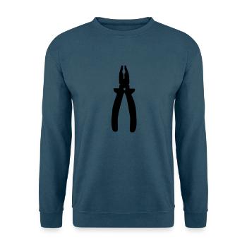 Zange/Werkzeug - Unisex Pullover - Indigoblau - Vorne