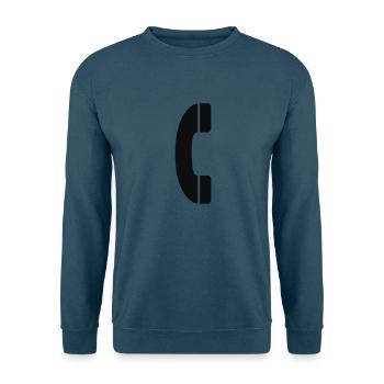 Telefon-Empfänger - Unisex Pullover - Indigoblau - Vorne