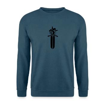 Militärpolizei - Schwarz - Unisex Pullover - Indigoblau - Vorne
