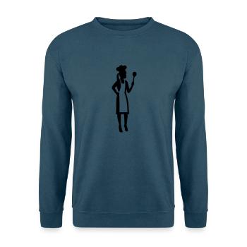 Köchin - Unisex Pullover - Indigoblau - Vorne
