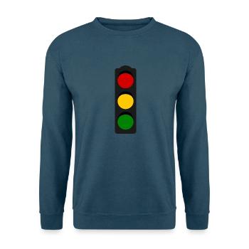 Ampel 2 - Unisex Pullover - Indigoblau - Vorne