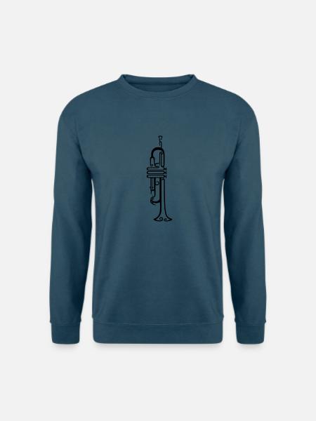 trompete - Unisex Pullover - Indigoblau
