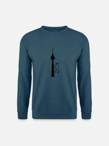 BERLINER FERNSEHTURM - Berlin Souvenirs - Unisex Pullover - Indigoblau