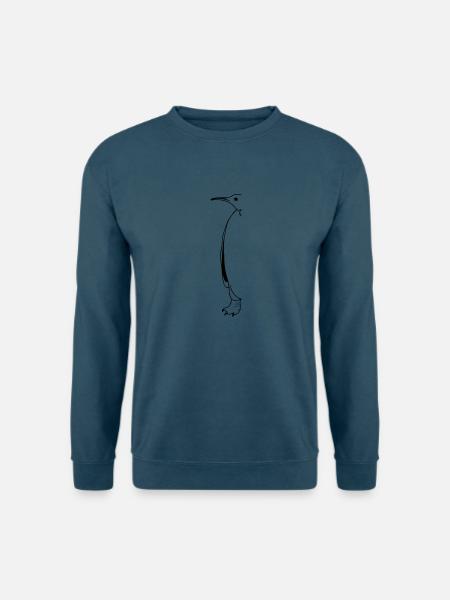Pinguin Halb - Unisex Pullover - Indigoblau