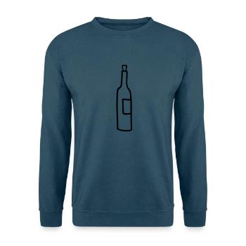 flasche leer - Unisex Pullover - Indigoblau - Vorne
