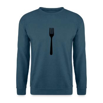 Gabel - Unisex Pullover - Indigoblau - Vorne