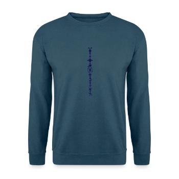 Kornkreis, Aufstiegsplan Erde, Alton Barnes GB - Unisex Pullover - Indigoblau - Vorne