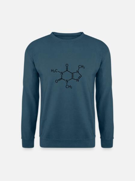 Coffein - chemische Formel - Unisex Pullover - Indigoblau