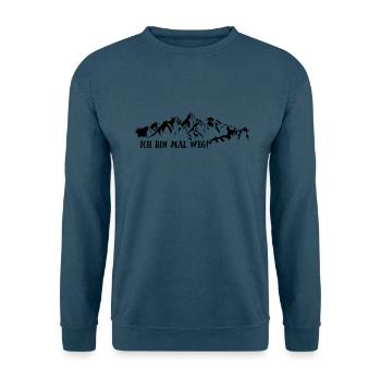 ich bin mal weg - Unisex Pullover - Indigoblau - Vorne