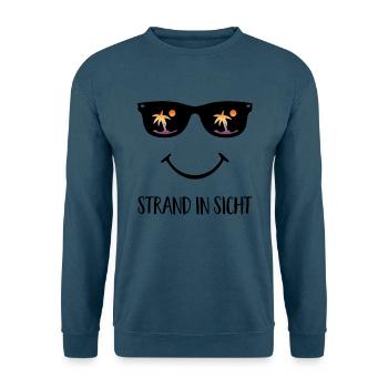 Strand - Unisex Pullover - Indigoblau - Vorne