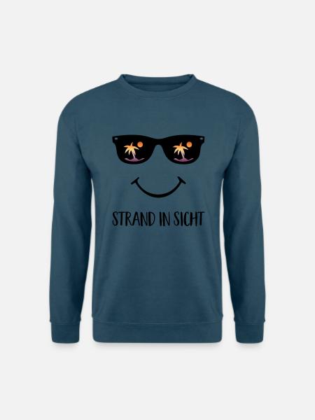 Strand - Unisex Pullover - Indigoblau
