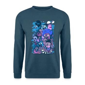 Blaues Projekt - Unisex Pullover - Indigoblau - Vorne