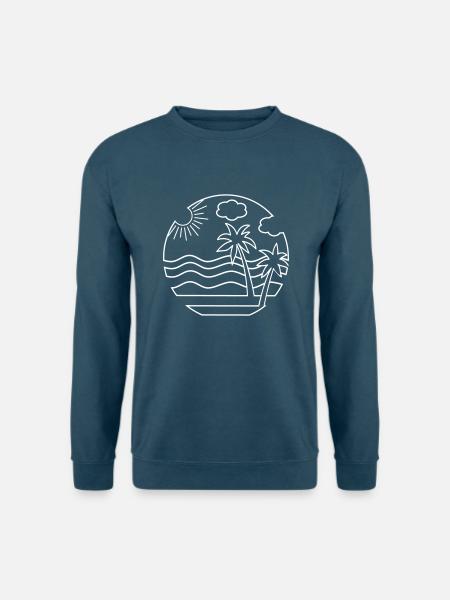 Strand - Unisex Pullover - Indigoblau