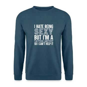 Sexy Tattoo Artist - Unisex Pullover - Indigoblau - Vorne