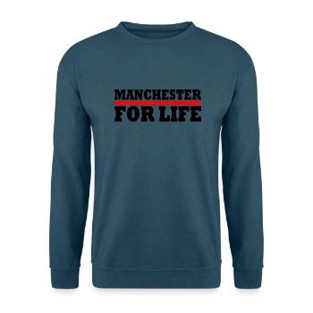 Manchester - Unisex Pullover - Indigoblau - Vorne