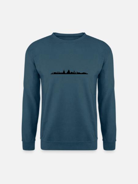Skyline - Erfurt - Unisex Pullover - Indigoblau
