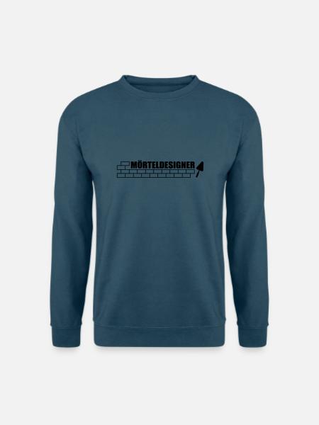 Maurer - Mörteldesigner - Unisex Pullover - Indigoblau