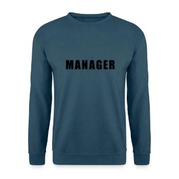 Manager - Unisex Pullover - Indigoblau - Vorne