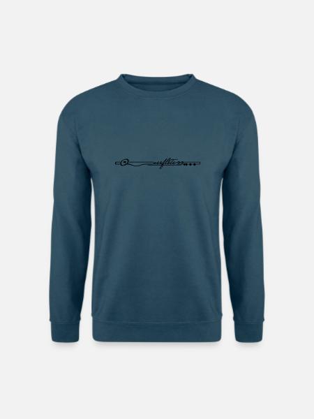 Querflöte II - Unisex Pullover - Indigoblau
